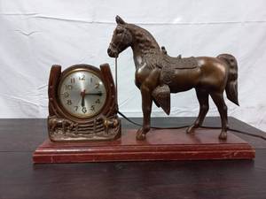 Sessions Electric Mantle Clock with Horse