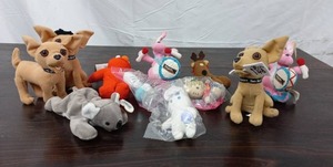 Collection of Plush Dolls and Toys