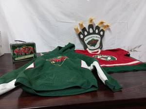 Collection of MN NHL Wild Hocky Items