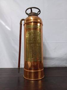 Old Copper WD Allen Fire Extinguisher