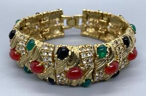 lot 18 image: Rachel Zoe Gold Plated Colorful Bracelet