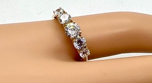 lot 8A image: 14k and Cubic Zirconia Ring