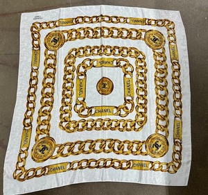 lot 71 image: Chanel Silk Scarf