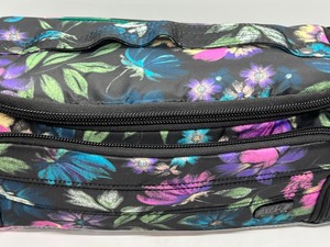 lot 82 image: LUG Bloom Black Trolley Cosmetic Bag