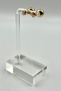 lot 104 image: 14k Ball Earrings