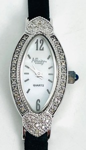 lot 157 image: Affinity Diamond Watch with Sterling Silver Case