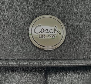 lot 160 image: Classy Coach Wristlet Handbag in Black