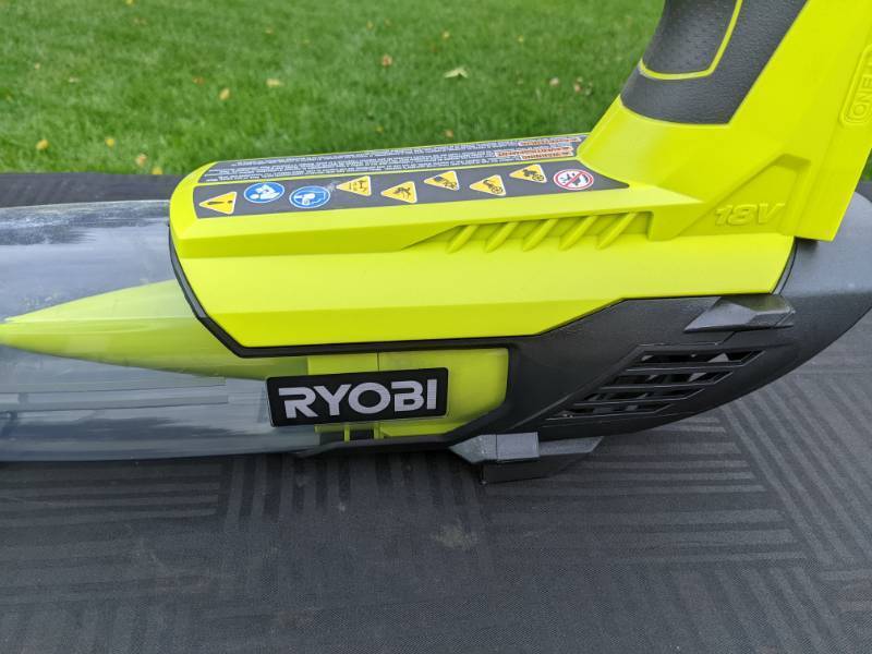 lot 123 image: Ryobi 18V Jet Fan Leaf Blower N