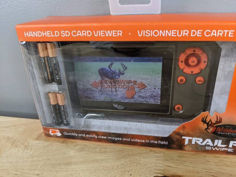lot 31A image: Brand New Wildgame Innovations VU60 Trailpad Swipe SD Card Reader for Trail Camera X