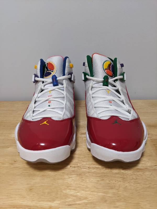 lot 19A image: New Nike Air Jordan 6 Rings Basketball Shoes Sneakers Mens Size 12 X