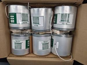 lot 171 image: Set of (6) Spectra Lencore Sound Masking Paging Sound Speakers LS-6 R