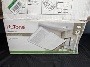 lot 174 image: NuTone 80 CFM Heater Ventilation Fan with light R