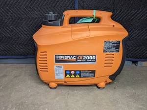 lot 1 image: Generac IX 20002200 Gas Powered Portable Inverter Generator K