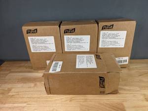 lot 191 image: Set of (4) Purell Touch-Free Graphite Soap Dispensers  R