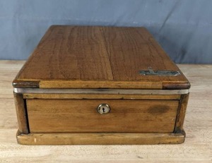 lot 79 image: Vintage Wood Cash Drawer K