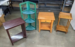 lot 230 image: Collection of 4 End TablesStands H