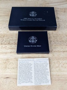 lot 71 image: 1995 Specials Olympics World Games Silver Dollar K