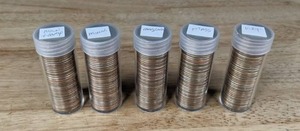 lot 48 image: Assortment of US Quarter Coins Virginia, Minnesota, Maryland, Massachusetts, & New Hampshire K