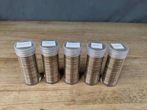 lot 45 image: Assortment of US Quarter Coins Virginia, Missouri, Oregon, Iowa, & Ohio K