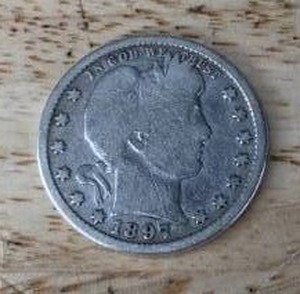 lot 26 image: 1897 Barber Quarter Dollar Coin  K