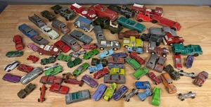 lot 706 image: Large Collection of Vintage Diecast Toy Cars and Trucks  M