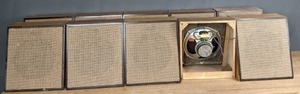 lot 456 image: Lot of (10) Vintage Dukane Corp Speakers  E