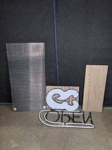 lot 480 image: Neon Sign Tubing and Sign Materials E