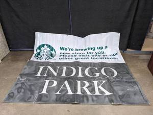 lot 462 image: Starbucks and Indigo Park Banners  E