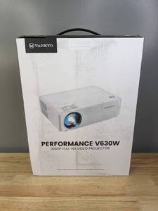 lot 16 image: Brand New VANKYO Performance V630W 1080P Projector Full HD 5G Wifi Projector with LCD Display X