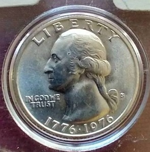 lot 20 image: 40% Silver Bicentennial Quarter