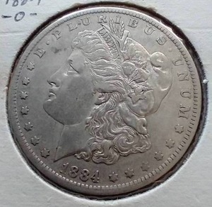 lot 84 image: 1884-O Morgan Dollar