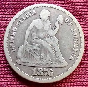 lot 86 image: 1876-S Liberty Seated Dime