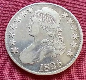 lot 93 image: 1826 Capped Bust Half Dollar