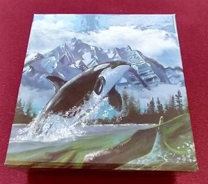lot 131 image: 2016 $100 Canadian Orca 1 Oz Silver Coin