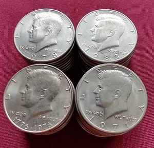 lot 167 image: (40) Kennedy Half Dollars