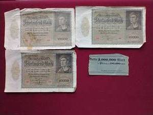 lot 179 image: (4) Vintage German Currency Notes