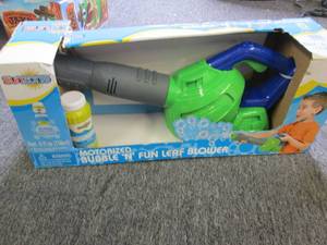 motorized bubble n fun leaf blower ...
