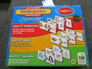 kindergarten learning library 3 set...