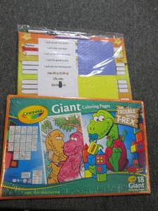 18 page of crayola large coloring b...