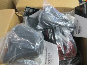 box of 35 new bike seats ...