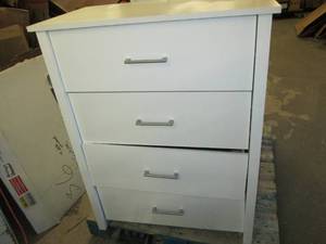 white 4-drawer dresser 42x32x18 ...