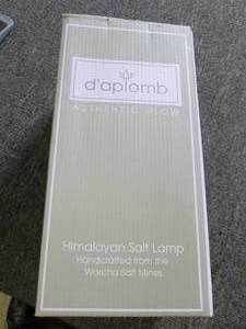 new himalayan salt lamp ...
