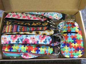 3 boxes of new lanyards ...