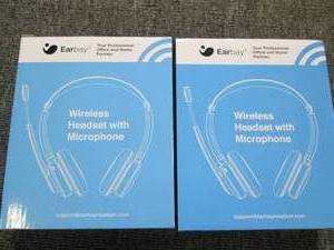 2 new wireless headsets with microp...