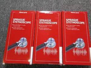 3 new stethoscopes ...