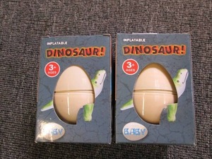 2 new inflatable dinosaurs ...