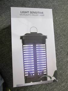 new light sensitive mosquito killer...