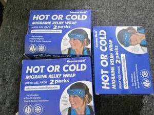3 new 2 packs of migraine relief wr...