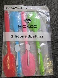 pack of 4 new silicone spatulas ...
