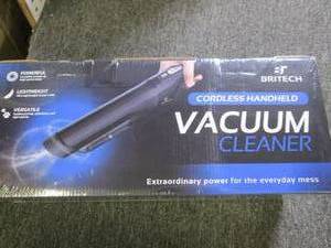 new britech cordless vacuum cleaner...